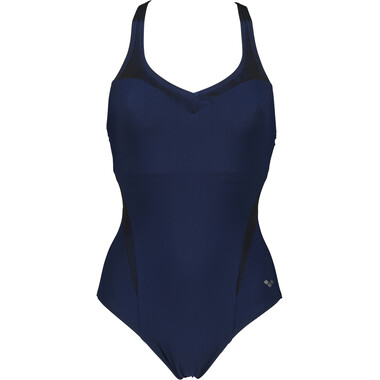 ARENA LIGHT CROSS BACK Women's Swimsuit (1 piece) Blue 0
